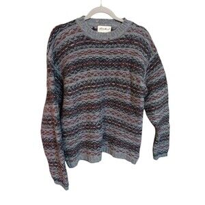 Vintage 80s 90s Eddie Bauer Wool Sweater Size Large